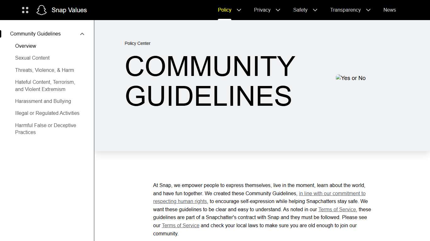 Community Guidelines